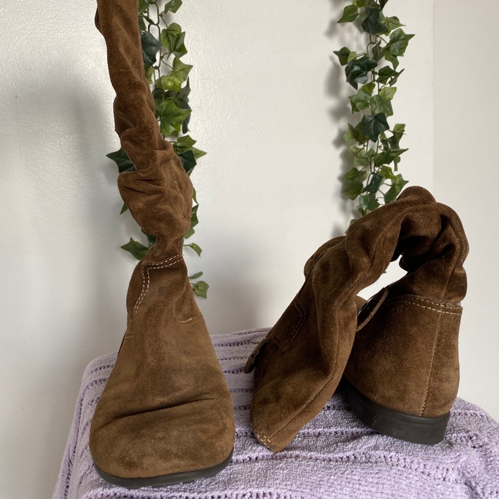 Söfft light brown boots, size 8